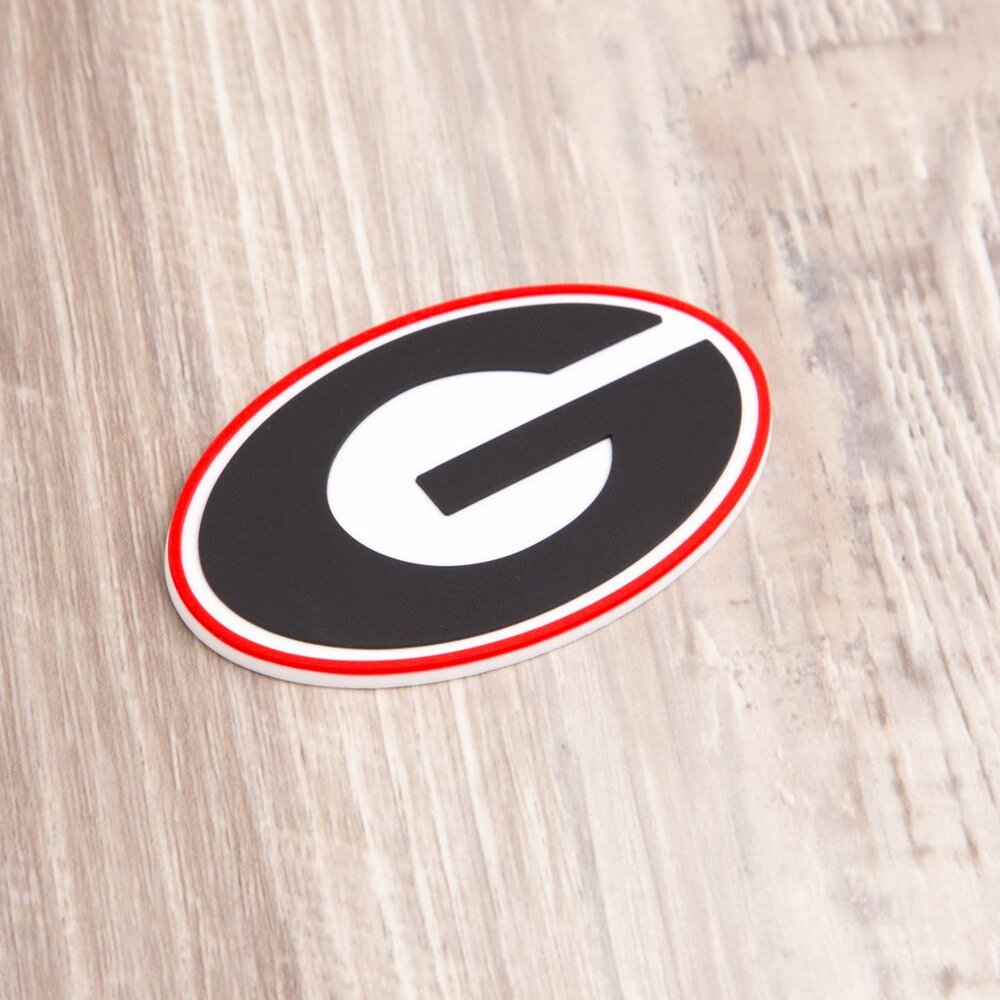 Georgia Bulldogs Power G 3D Snapback Trucker Hat- Bark Duck Camo/ Brown - Picture 3 of 3